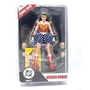 DC Direct Wonder Woman Action Figure Comic Book Included Golden Age